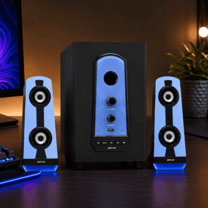 Astrum Wireless 2.1CH Led Light Multimedia Speaker