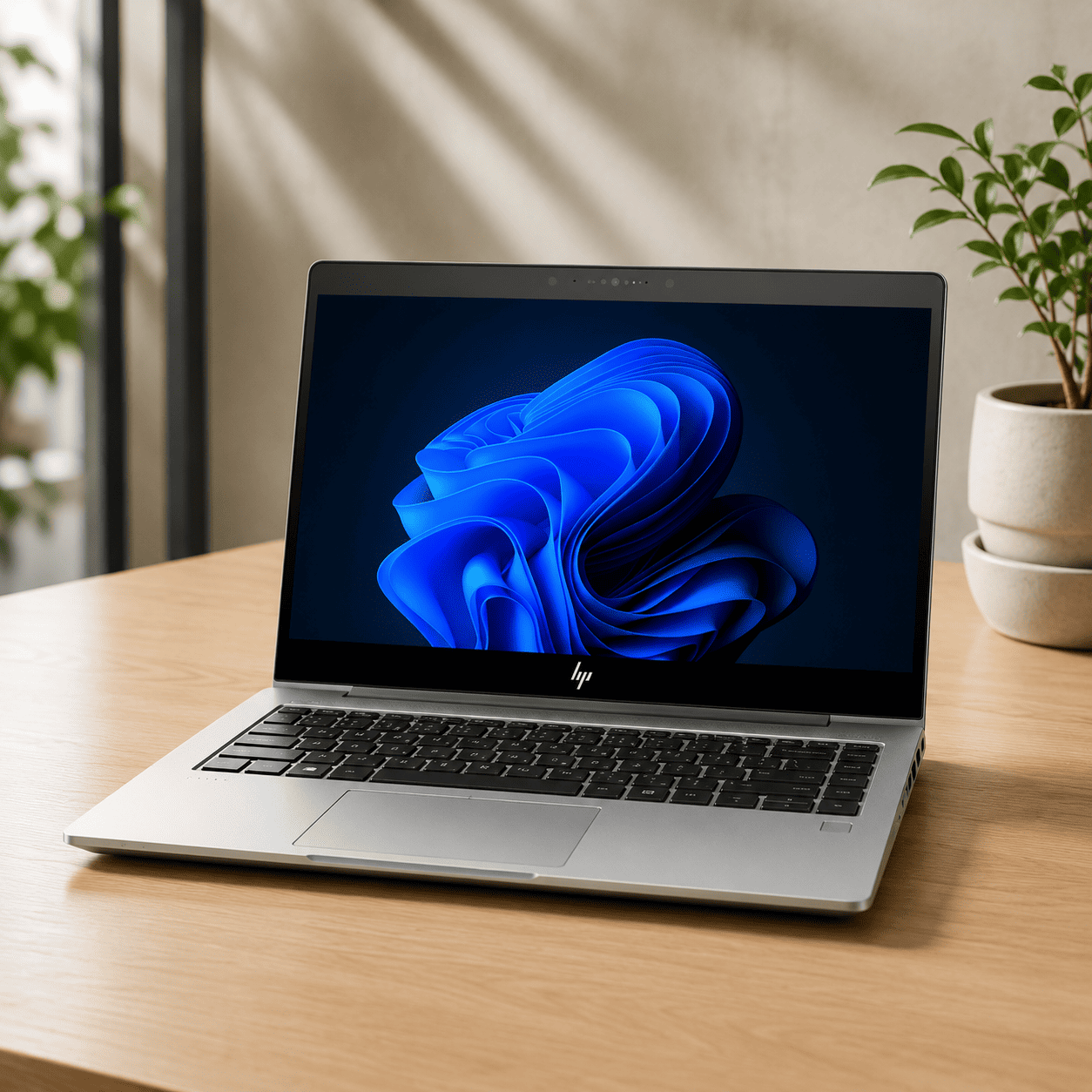 9A HP EliteBook 840 G5 Intel i5, 8th Gen Ultrabook Laptop with Win 11 Pro + 16GB Ram 256 SSD- Refurbished - Image 1