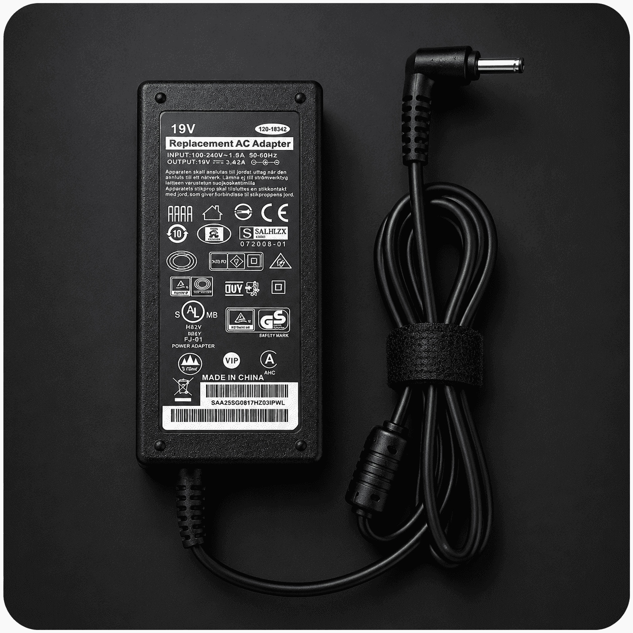Asus 90W 19V 4.74A (5.5 x 2.5mm) Replacement Charger - Image 1