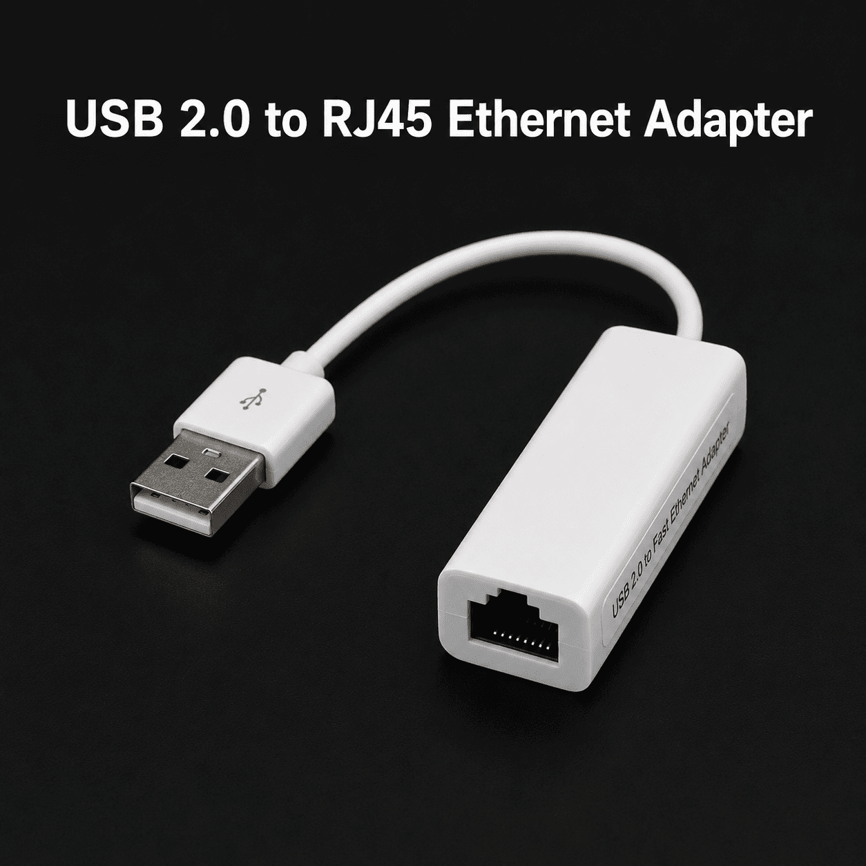 USB 2.0 to RJ45 Ethernet Adapter - Image 1