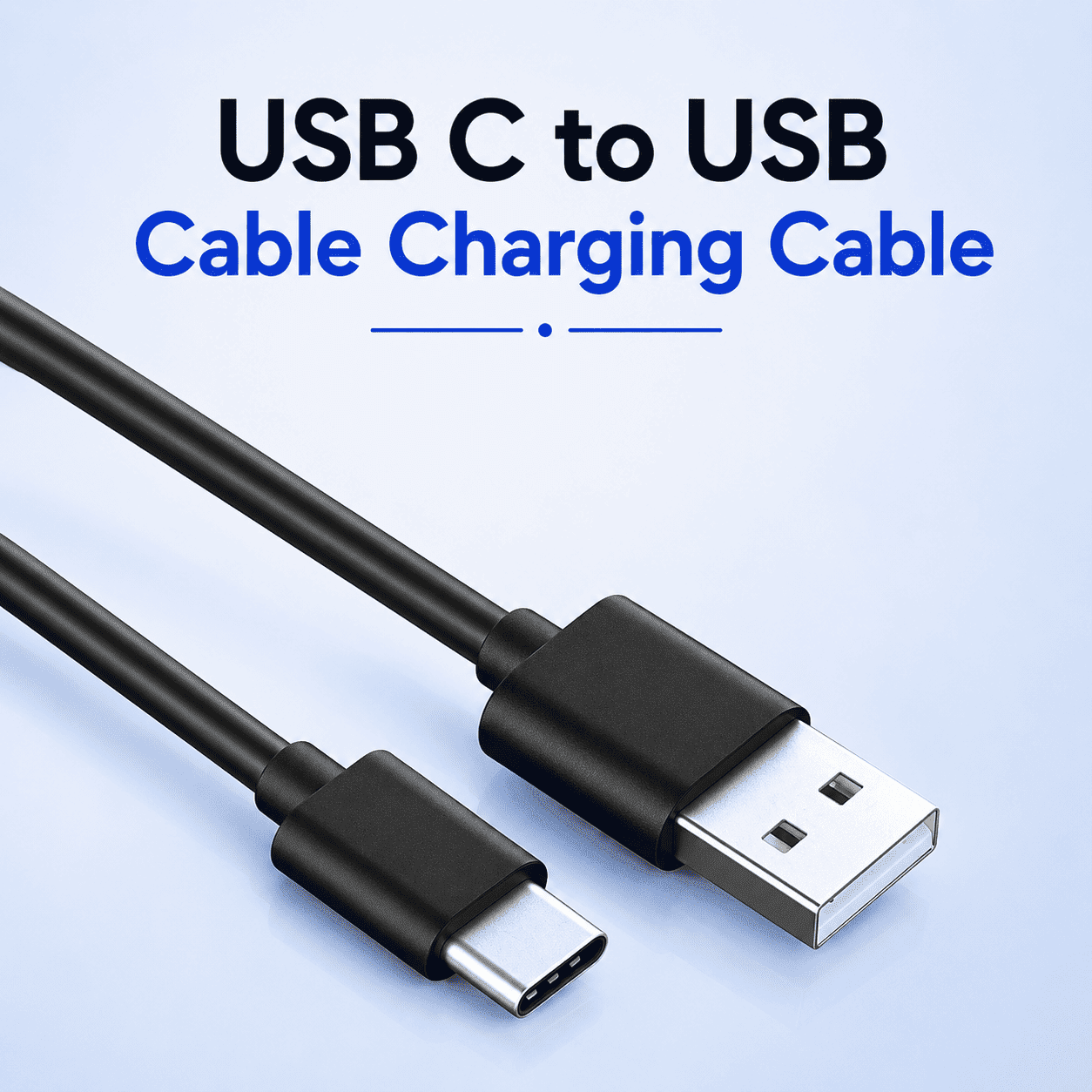 USB C to USB Cable Charging Cable - Image 1