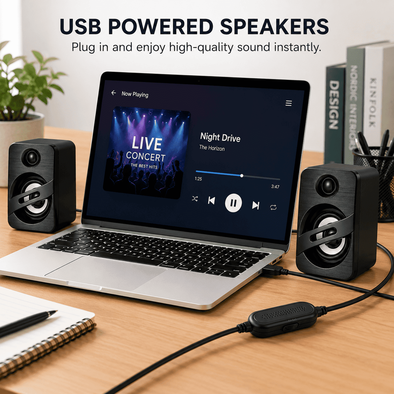 Astrum 2.0 CH USB 3.5MM Multimedia Speakers - Image 1